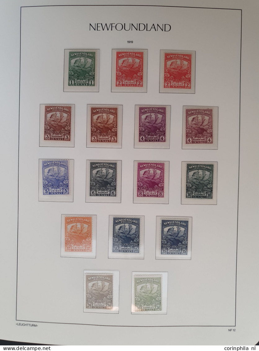 1851-1947, collection used and * with many better stamps and sets, duplicates and also the other Canadian provinces with