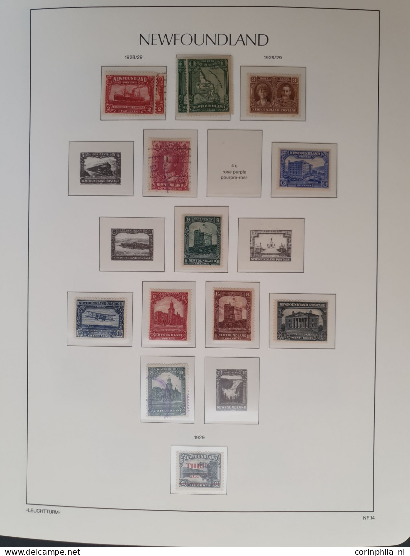 1851-1947, collection used and * with many better stamps and sets, duplicates and also the other Canadian provinces with