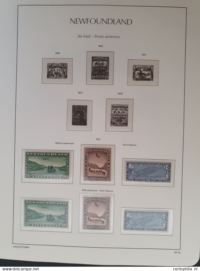 1851-1947, collection used and * with many better stamps and sets, duplicates and also the other Canadian provinces with