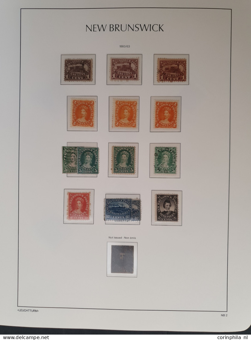 1851-1947, collection used and * with many better stamps and sets, duplicates and also the other Canadian provinces with