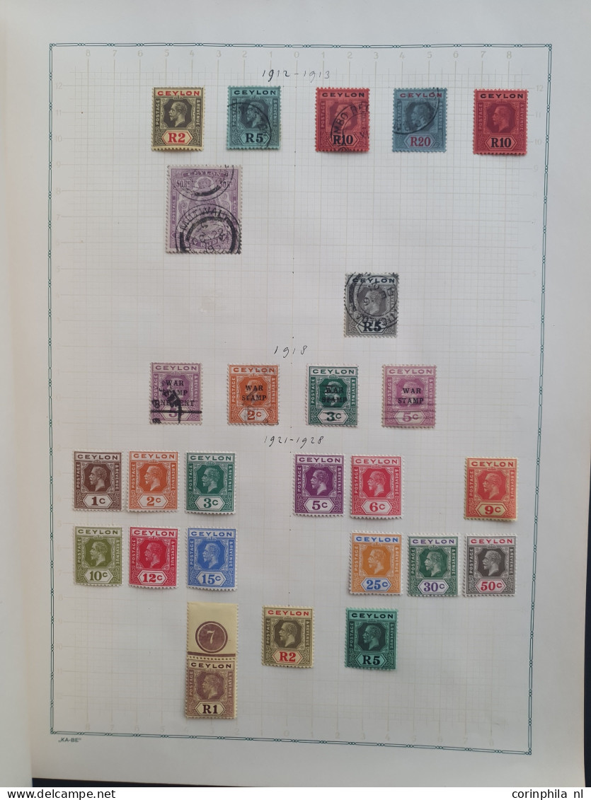 1857-1938 collection including Telegraph stamps, used and * with many better items (SG 8 with 1936 RPS certificate) on a