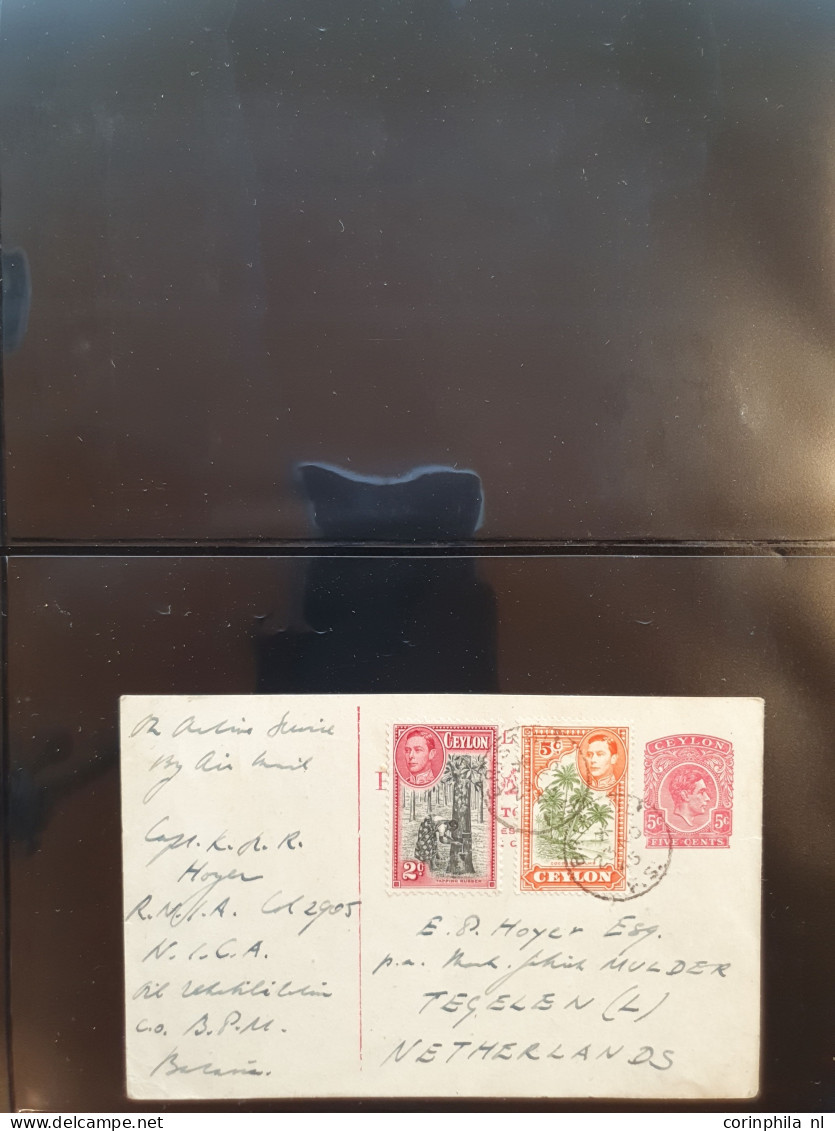 Cover 1880 onwards collection postal stationery post cards an extensive collection with duplicates unused and used inclu