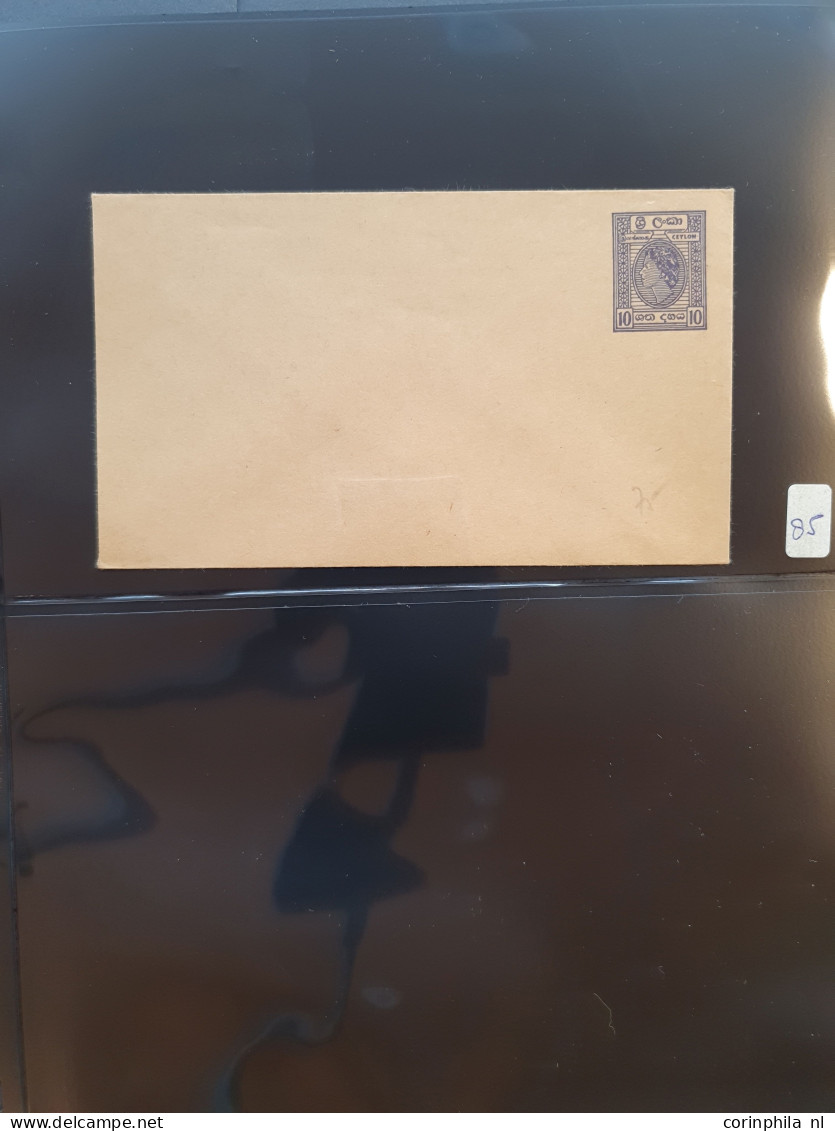 Cover 1890c. onwards collection postal stationery letter cards, registered letters, envelopes, aerogrammes, V-mail, irc'