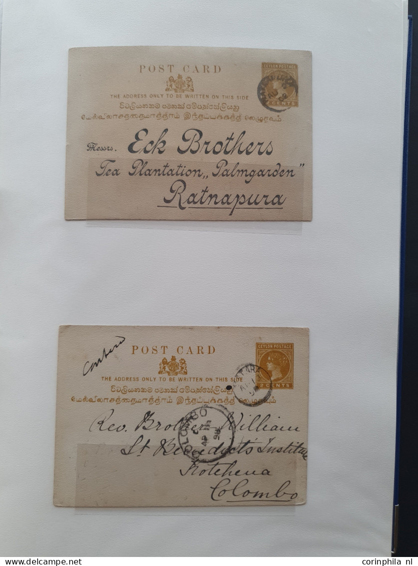 Cover 1886 onwards postal stationery including post cards, reply cards, letter cards, aerogrammes, some telegrams etc. c