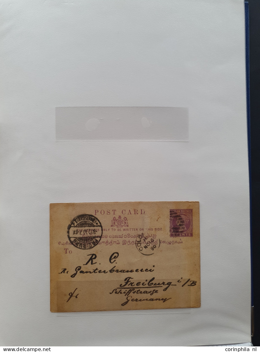 Cover 1886 onwards postal stationery including post cards, reply cards, letter cards, aerogrammes, some telegrams etc. c