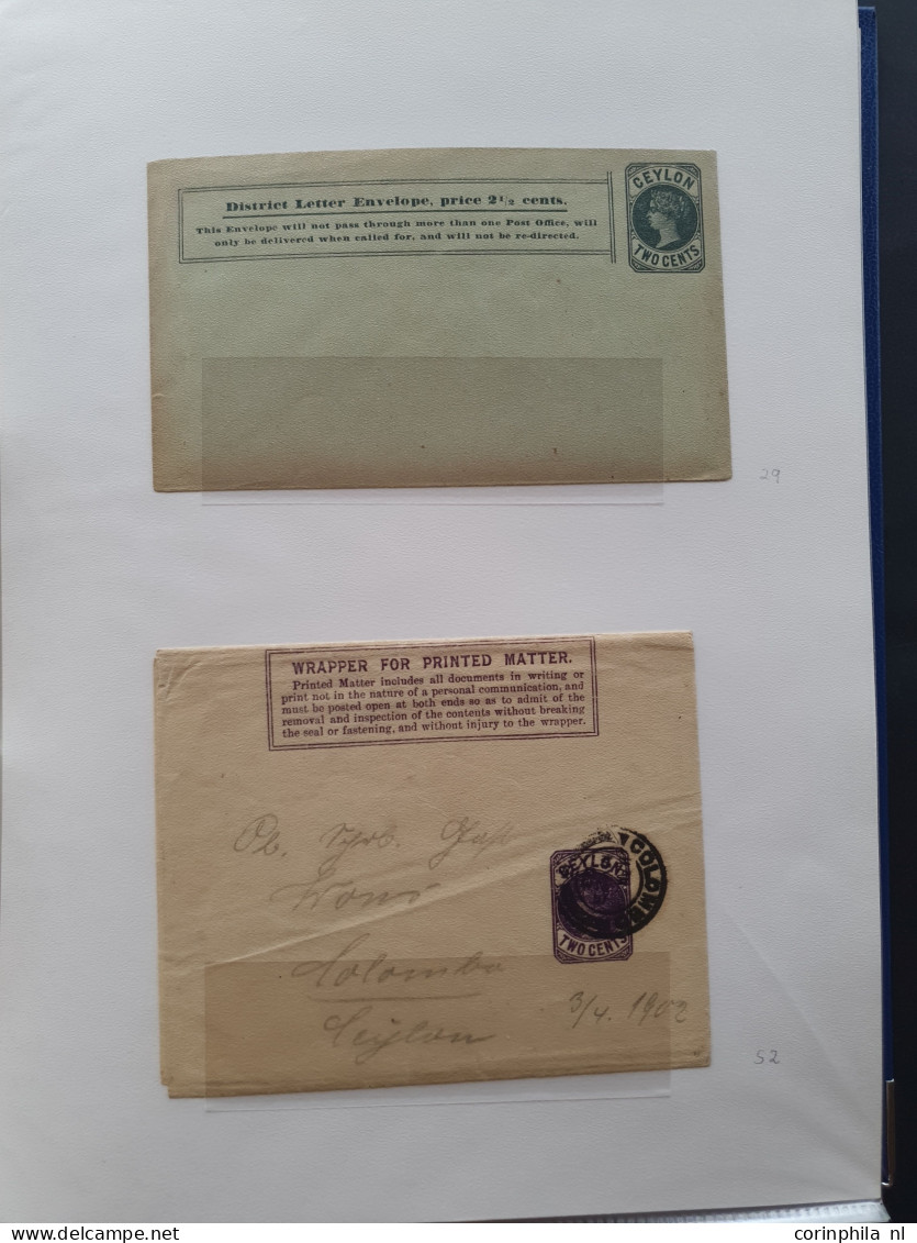 Cover 1886 onwards postal stationery including post cards, reply cards, letter cards, aerogrammes, some telegrams etc. c