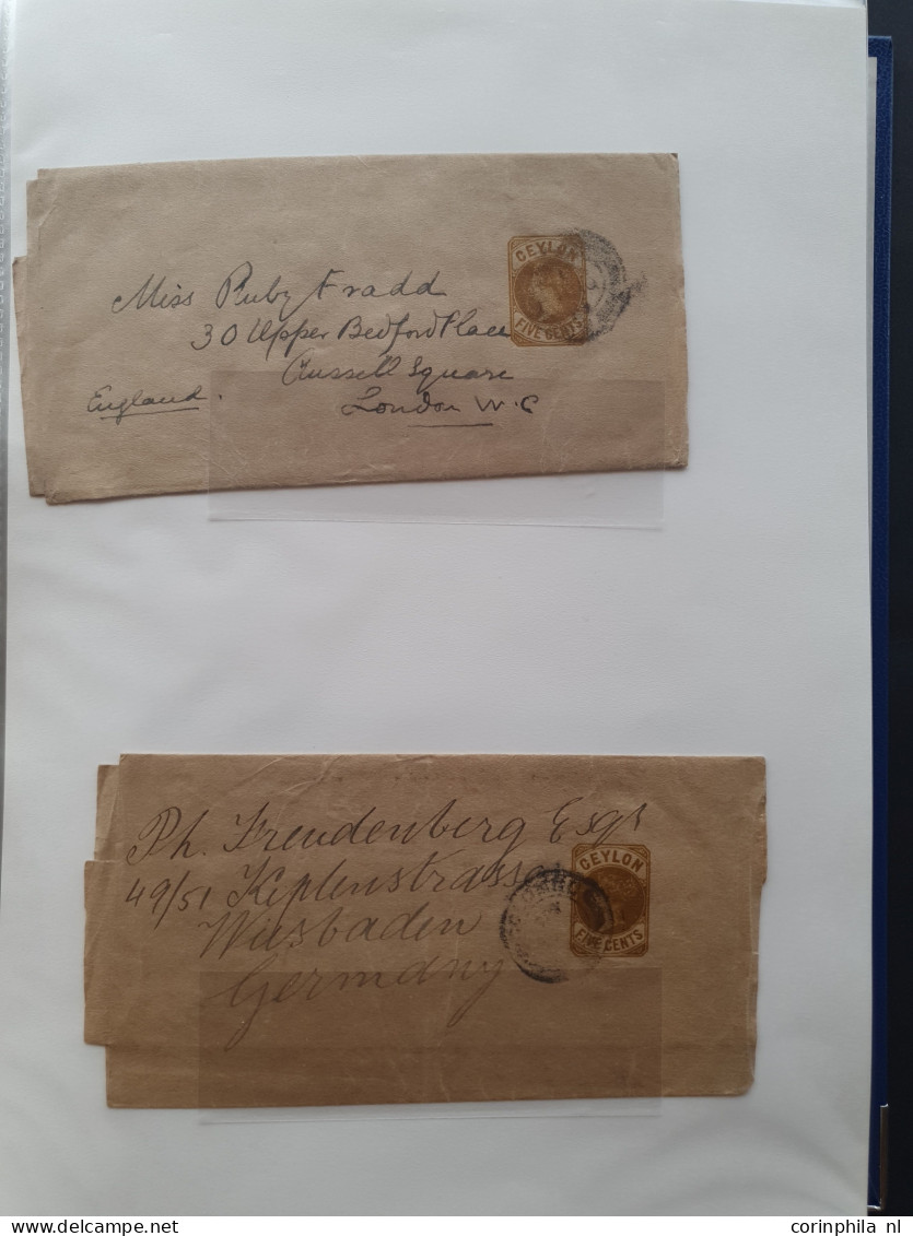 Cover 1886 onwards postal stationery including post cards, reply cards, letter cards, aerogrammes, some telegrams etc. c
