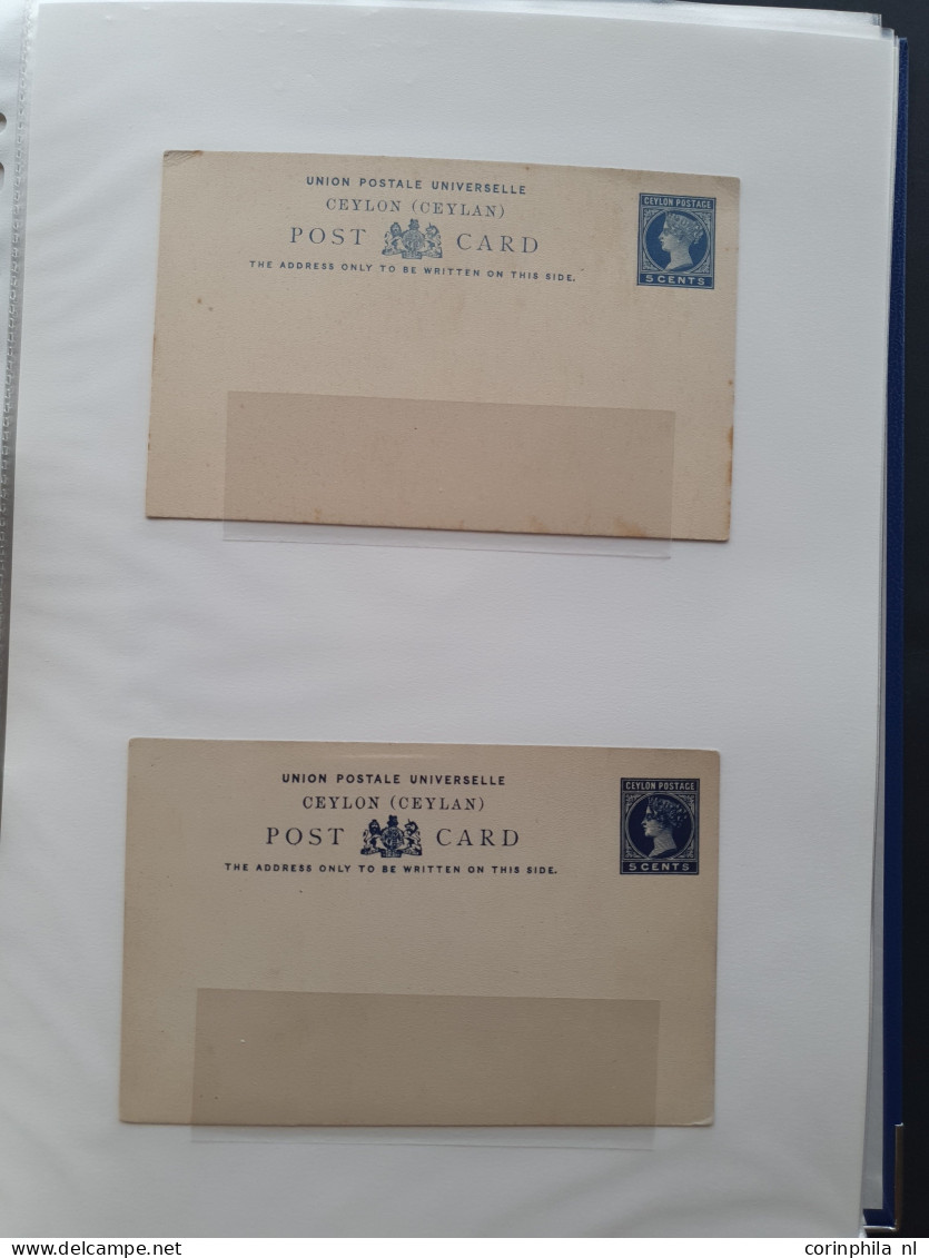 Cover 1886 onwards postal stationery including post cards, reply cards, letter cards, aerogrammes, some telegrams etc. c