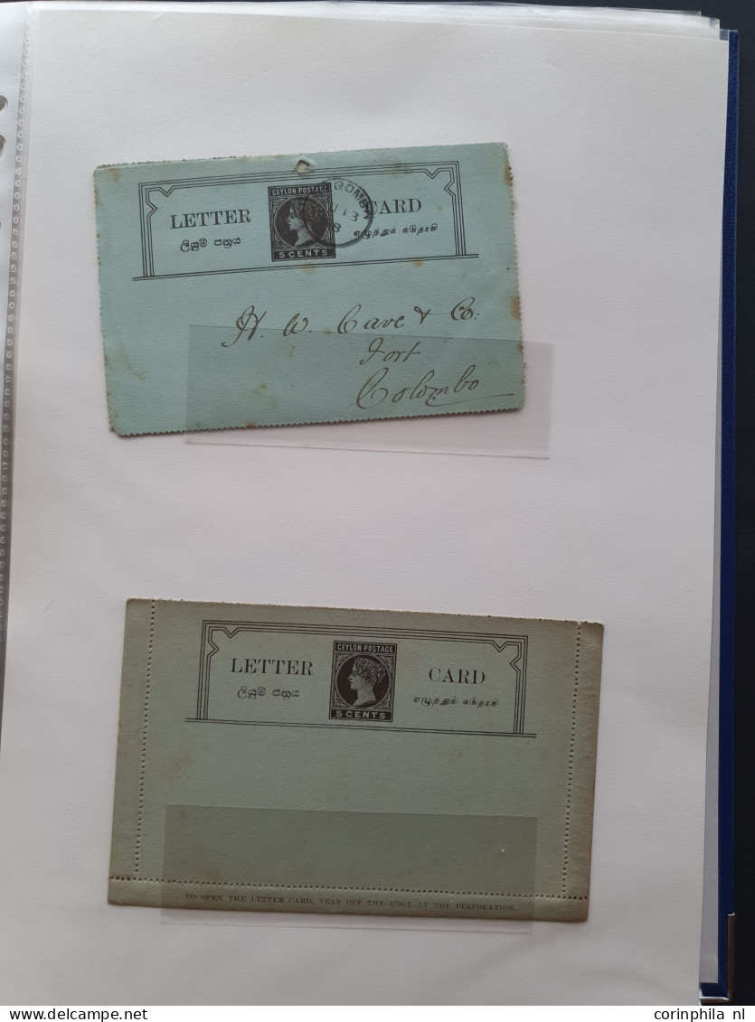 Cover 1886 onwards postal stationery including post cards, reply cards, letter cards, aerogrammes, some telegrams etc. c