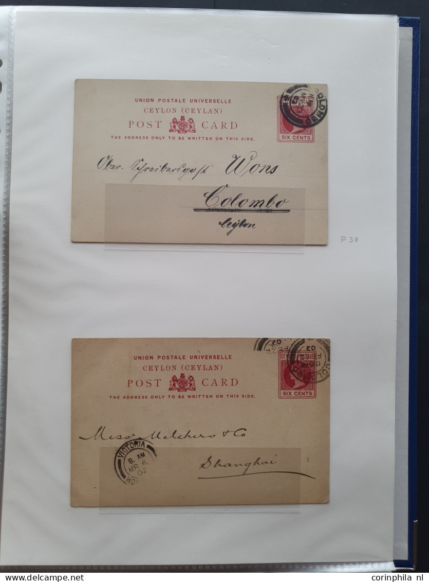 Cover 1886 onwards postal stationery including post cards, reply cards, letter cards, aerogrammes, some telegrams etc. c