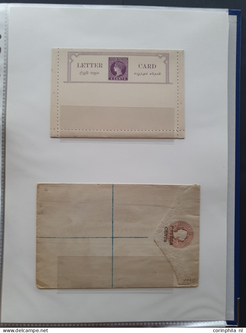 Cover 1886 onwards postal stationery including post cards, reply cards, letter cards, aerogrammes, some telegrams etc. c