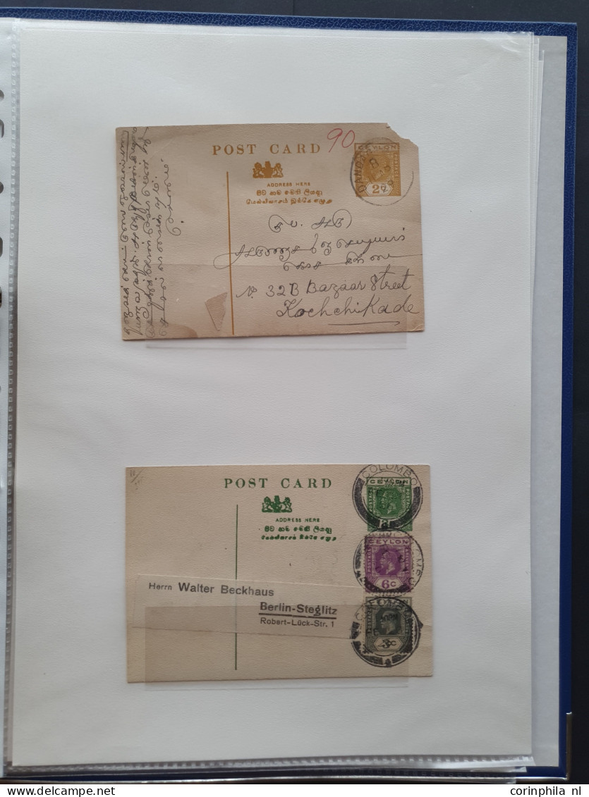 Cover 1886 onwards postal stationery including post cards, reply cards, letter cards, aerogrammes, some telegrams etc. c