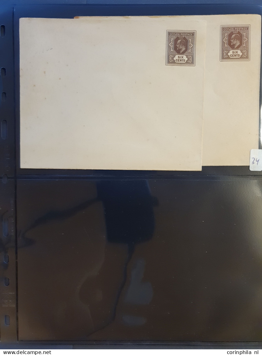 Cover 1887c. onwards collection postal stationery envelopes and wrappers, with duplicates used and unused including post