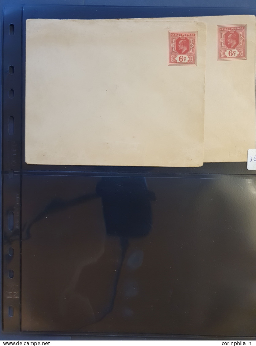 Cover 1887c. onwards collection postal stationery envelopes and wrappers, with duplicates used and unused including post