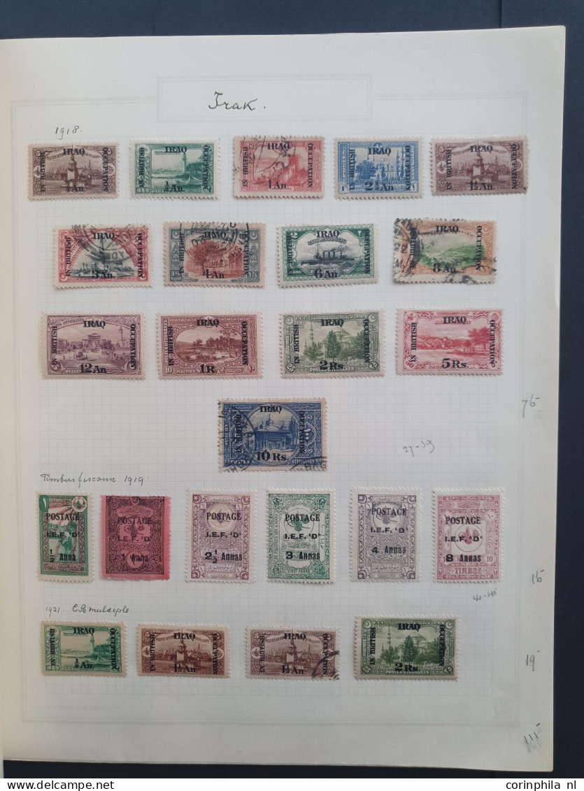 1917-1932 collection * and used with better items and sets including official stamps and duplicates on album leaves in f