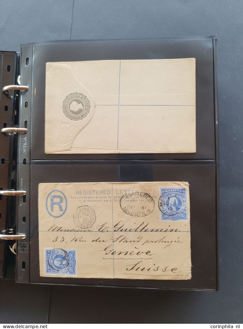 Cover 1879 Onwards Postal Stationery An Extensive Collection (ca. 550 Items) Both Unused And Used Including Many Better  - Mauricio (...-1967)