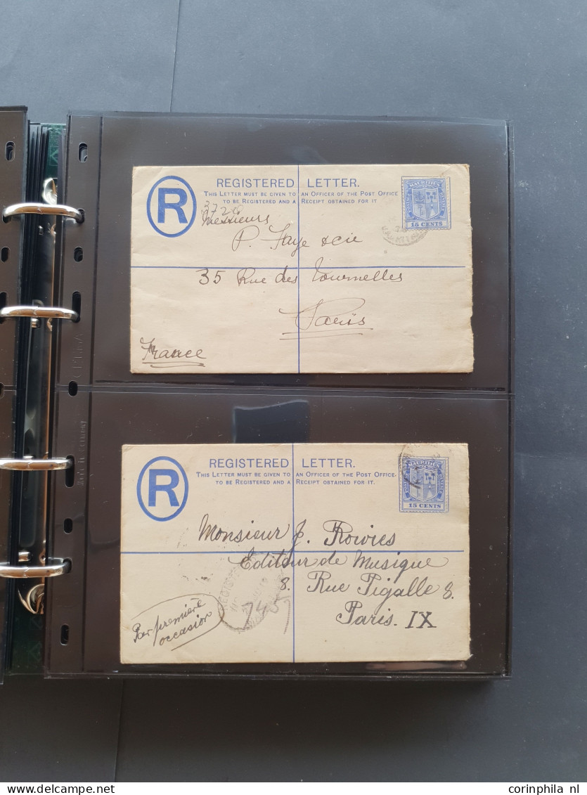 Cover 1879 onwards postal stationery an extensive collection (ca. 550 items) both unused and used including many better 