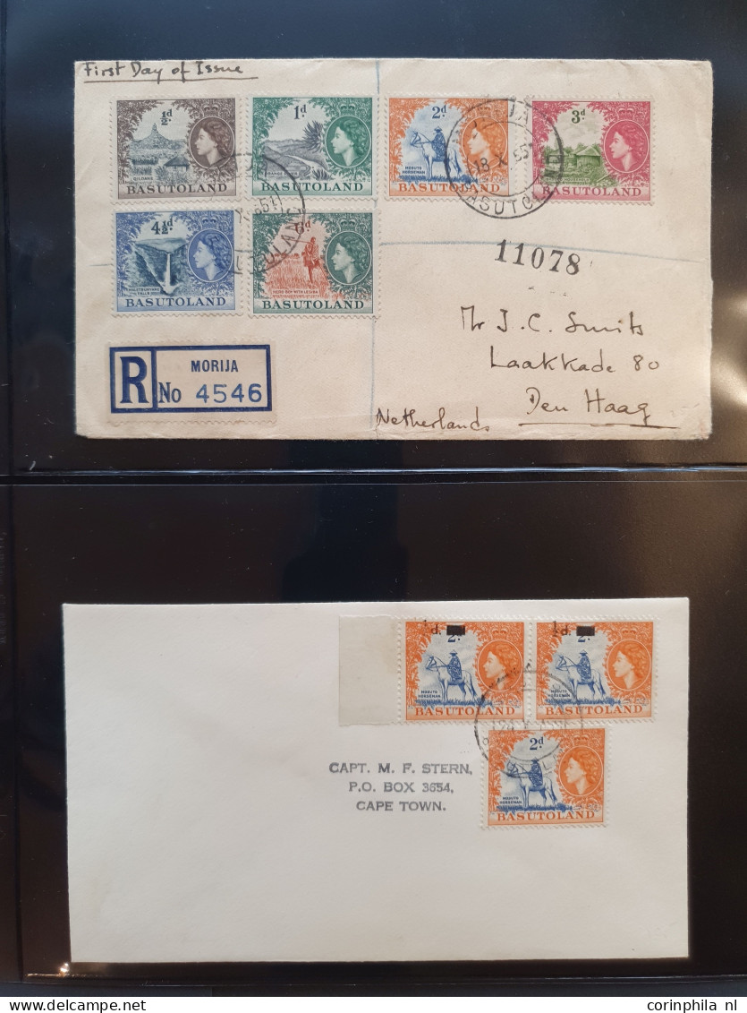 Cover 1952c. Onwards Collection Postal Stationery And Covers With Duplicates Used And Unused Including Some Postmarks, R - Swasiland (...-1967)