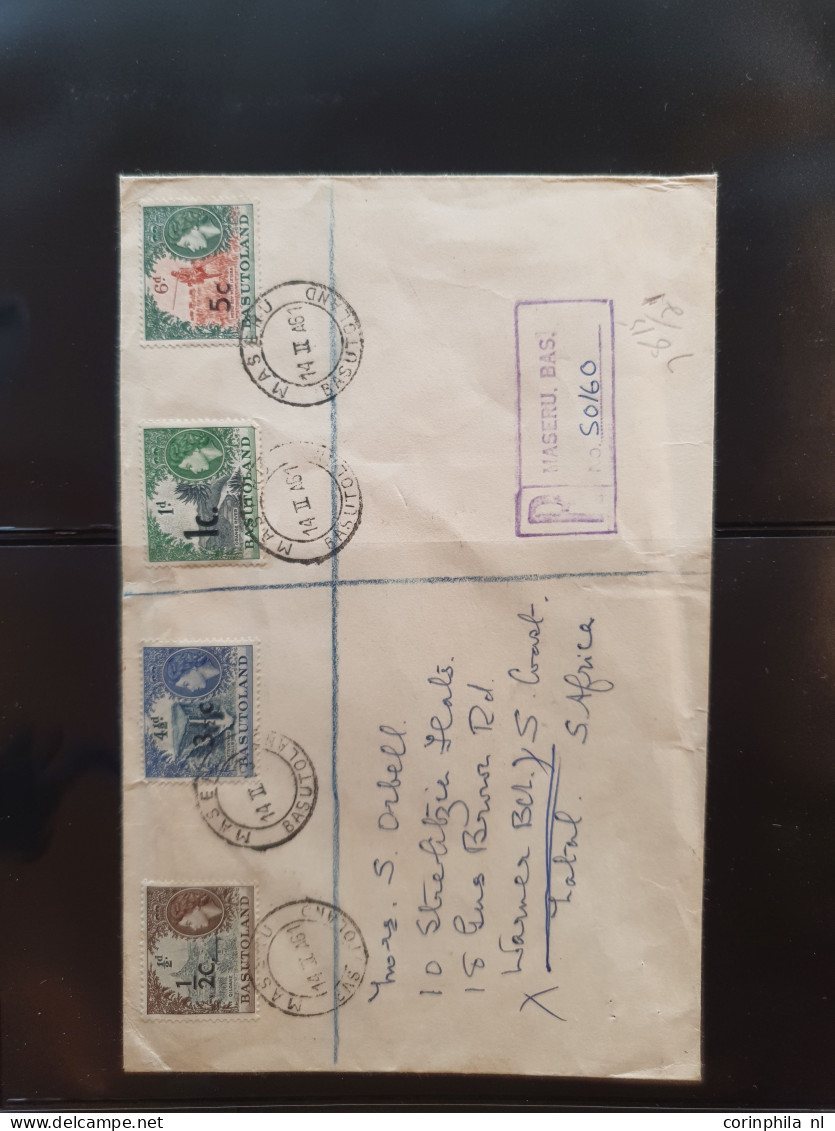 Cover 1952c. Onwards Collection Postal Stationery And Covers With Duplicates Used And Unused Including Some Postmarks, R - Swasiland (...-1967)