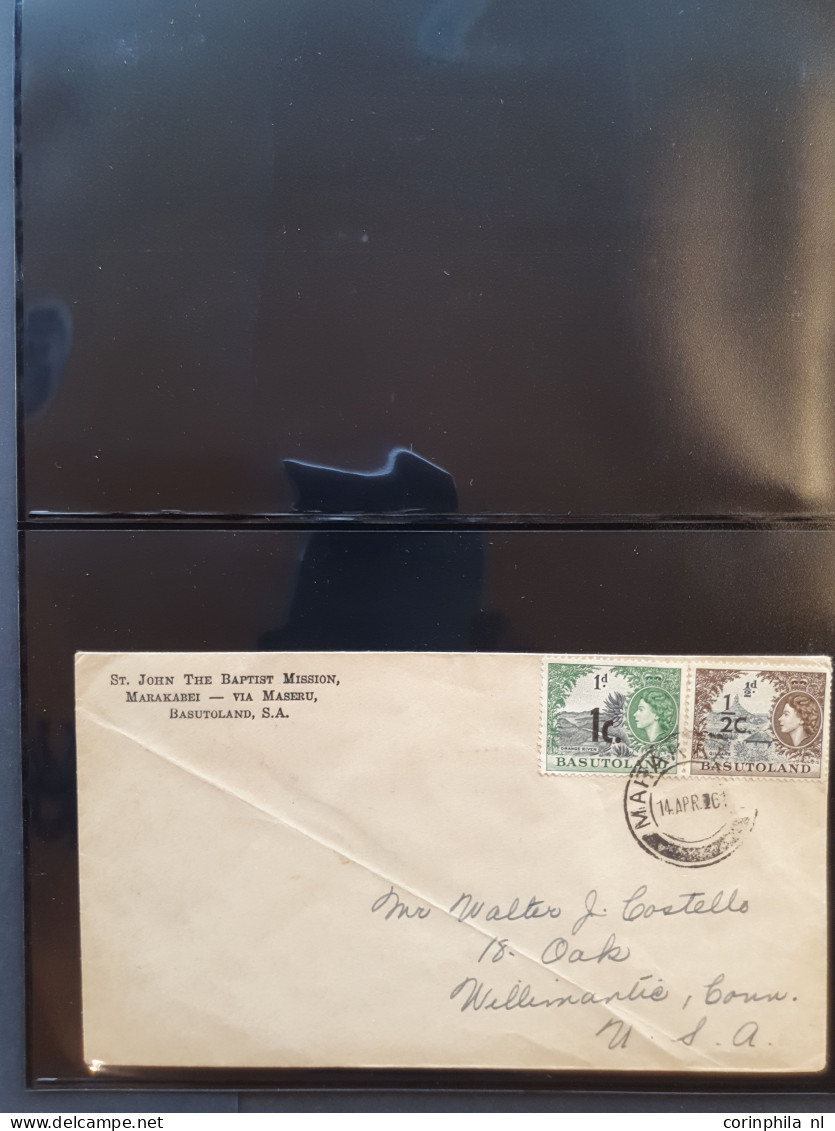 Cover 1952c. onwards collection postal stationery and covers with duplicates used and unused including some postmarks, r