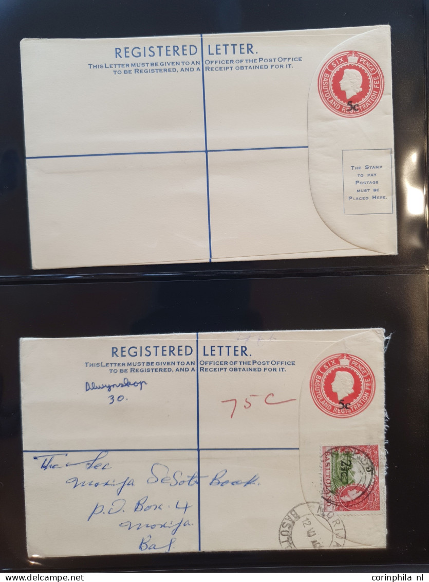 Cover 1952c. onwards collection postal stationery and covers with duplicates used and unused including some postmarks, r