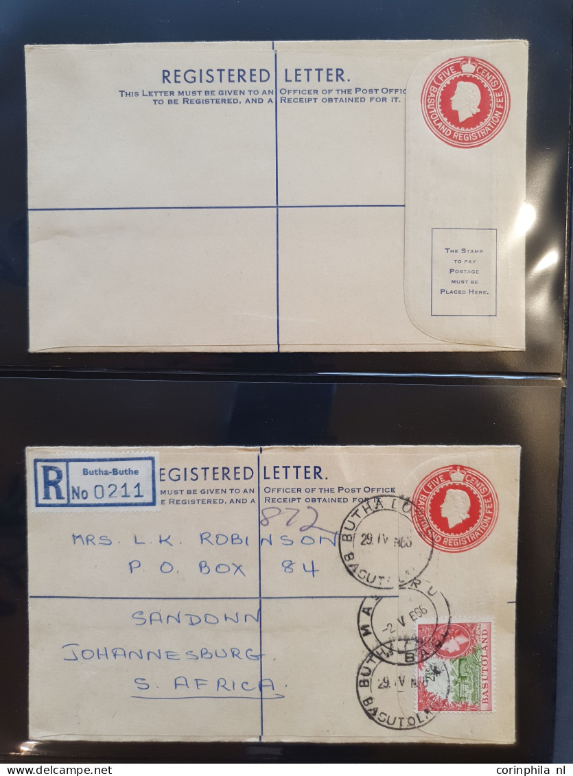 Cover 1952c. onwards collection postal stationery and covers with duplicates used and unused including some postmarks, r