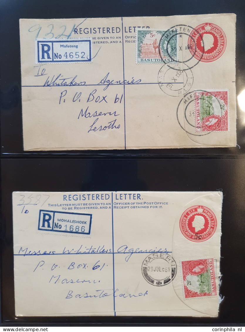 Cover 1952c. onwards collection postal stationery and covers with duplicates used and unused including some postmarks, r