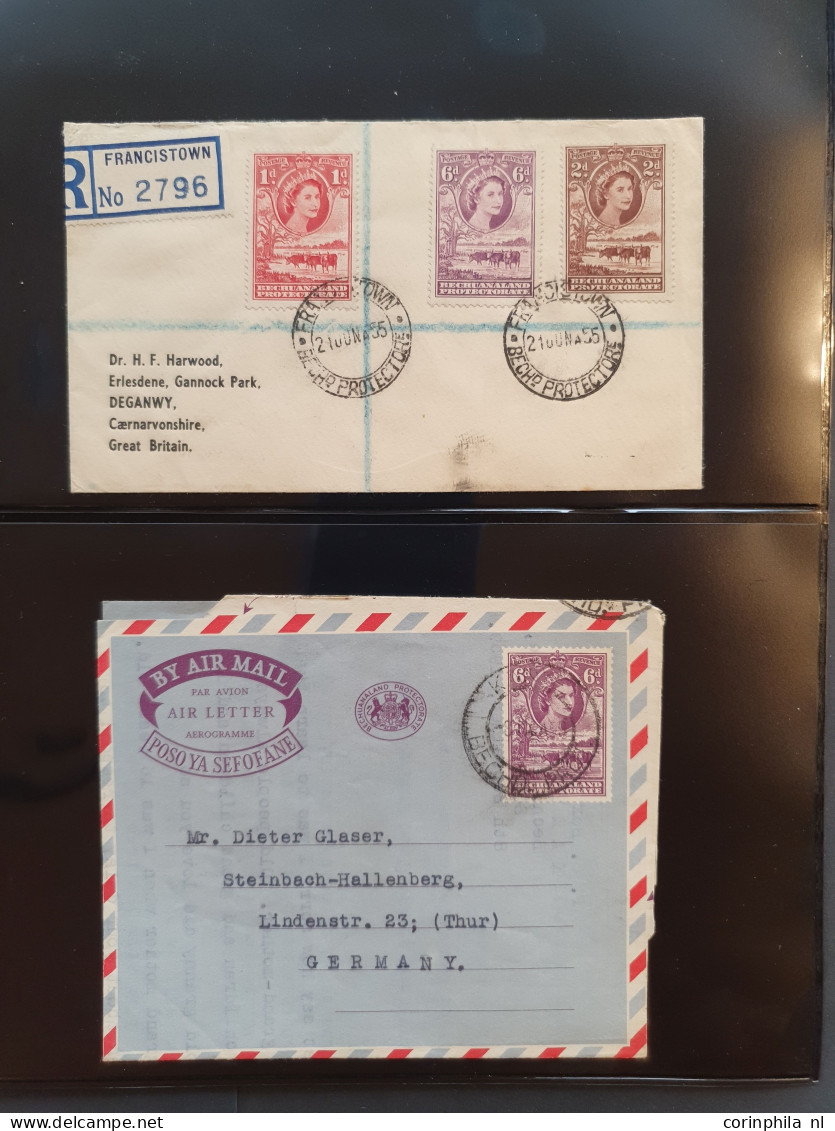 Cover 1952c. onwards collection postal stationery and covers with duplicates used and unused including some postmarks, r