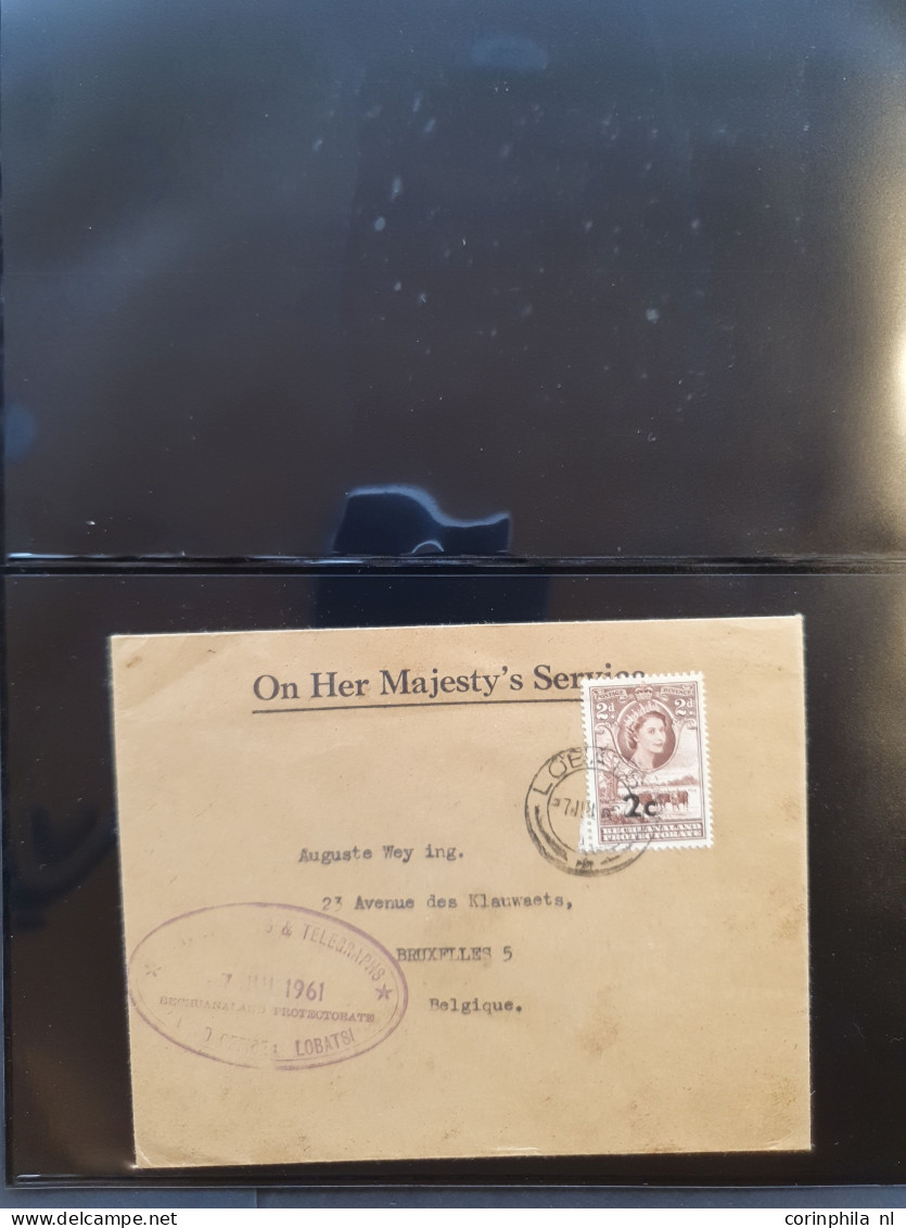 Cover 1952c. onwards collection postal stationery and covers with duplicates used and unused including some postmarks, r