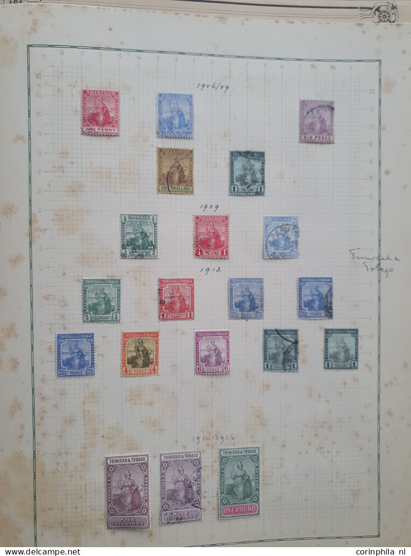 1851-1953 collection used and * with better items and sets, some foxing including duplicates on album leaves in folder