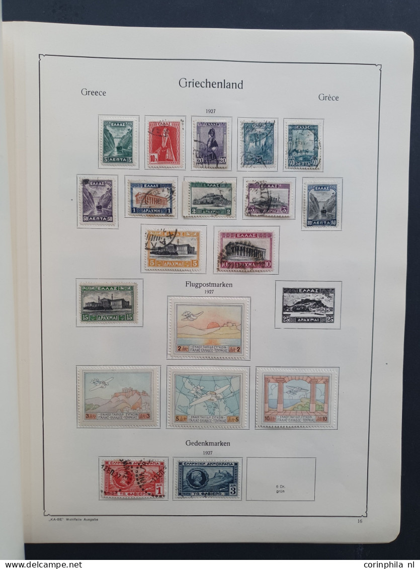 1861/1937 collection used and * with better items e.g. Large Hermes heads, Olympics Games, 1922 Venizelist government ov