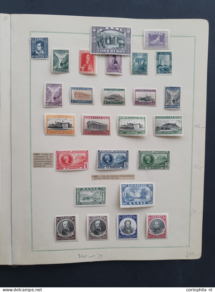 1861/1937 collection used and * with better items e.g. Large Hermes heads, Olympics Games, 1922 Venizelist government ov