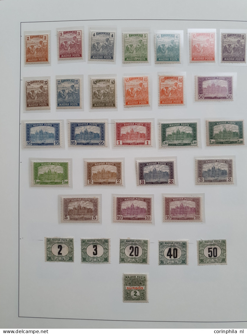 1871/1920 collection used and */** with better items (first emission), some varieties (incl. Mi. no.385 Harvesting wheat