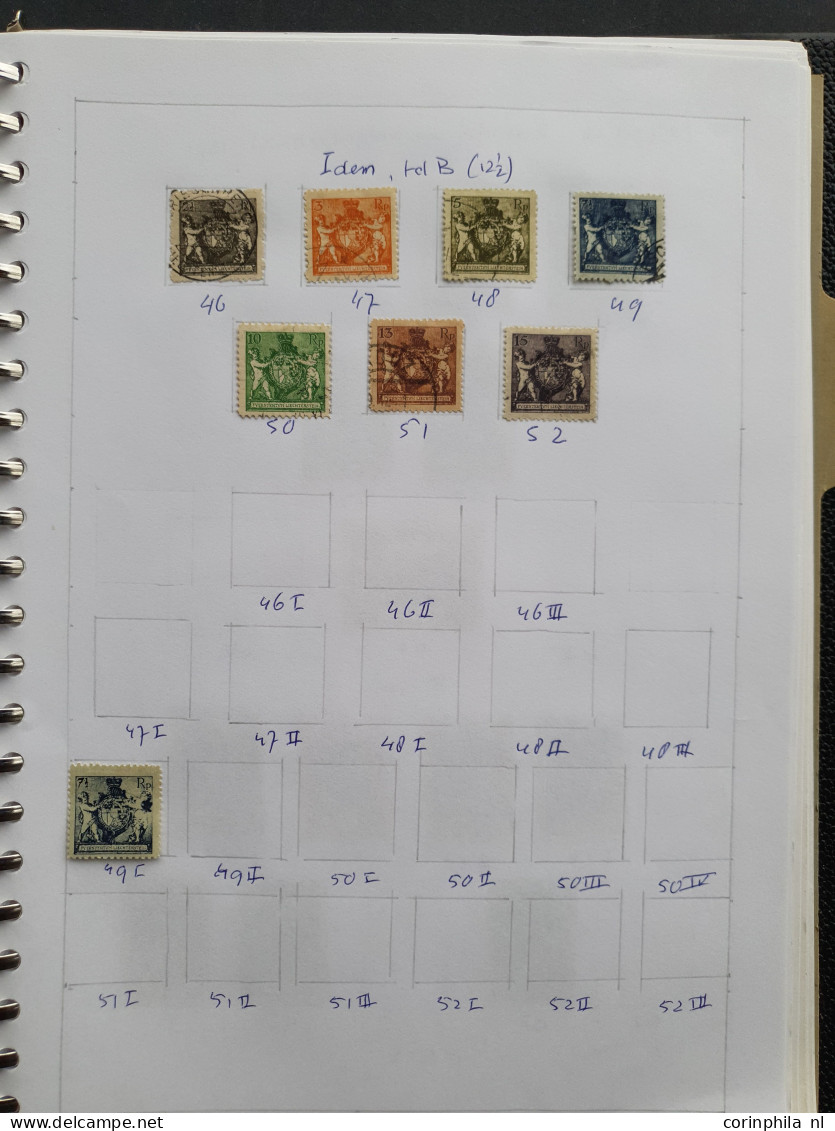 1886/2019 used collection partly specialised on perforation types including better items e.g. Austrian stamps/covers use