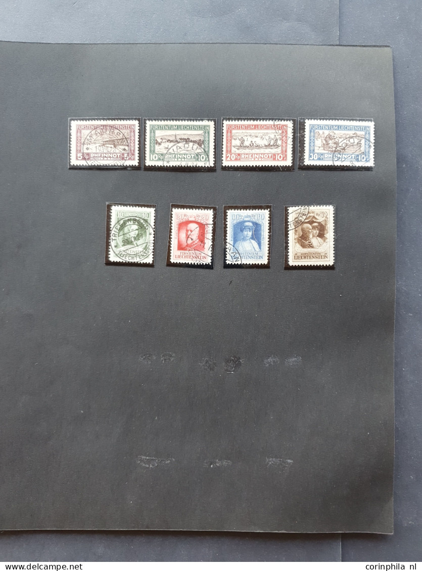 1912/1954c. collection used and * with better items (airmail) on album leaves in folder