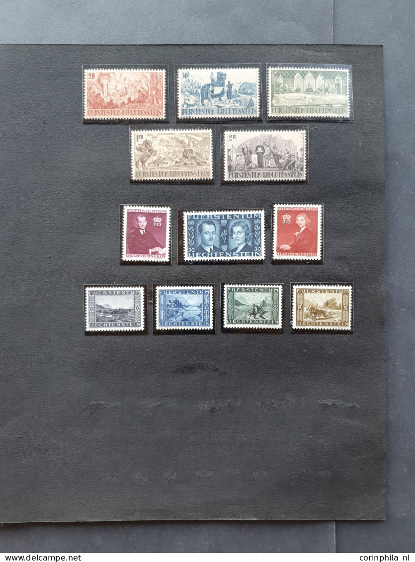 1912/1954c. collection used and * with better items (airmail) on album leaves in folder