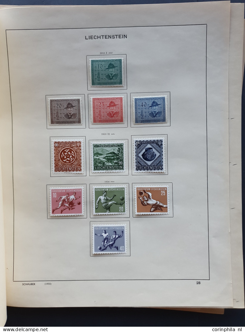 1912/1954c. collection used and * with better items (airmail) on album leaves in folder