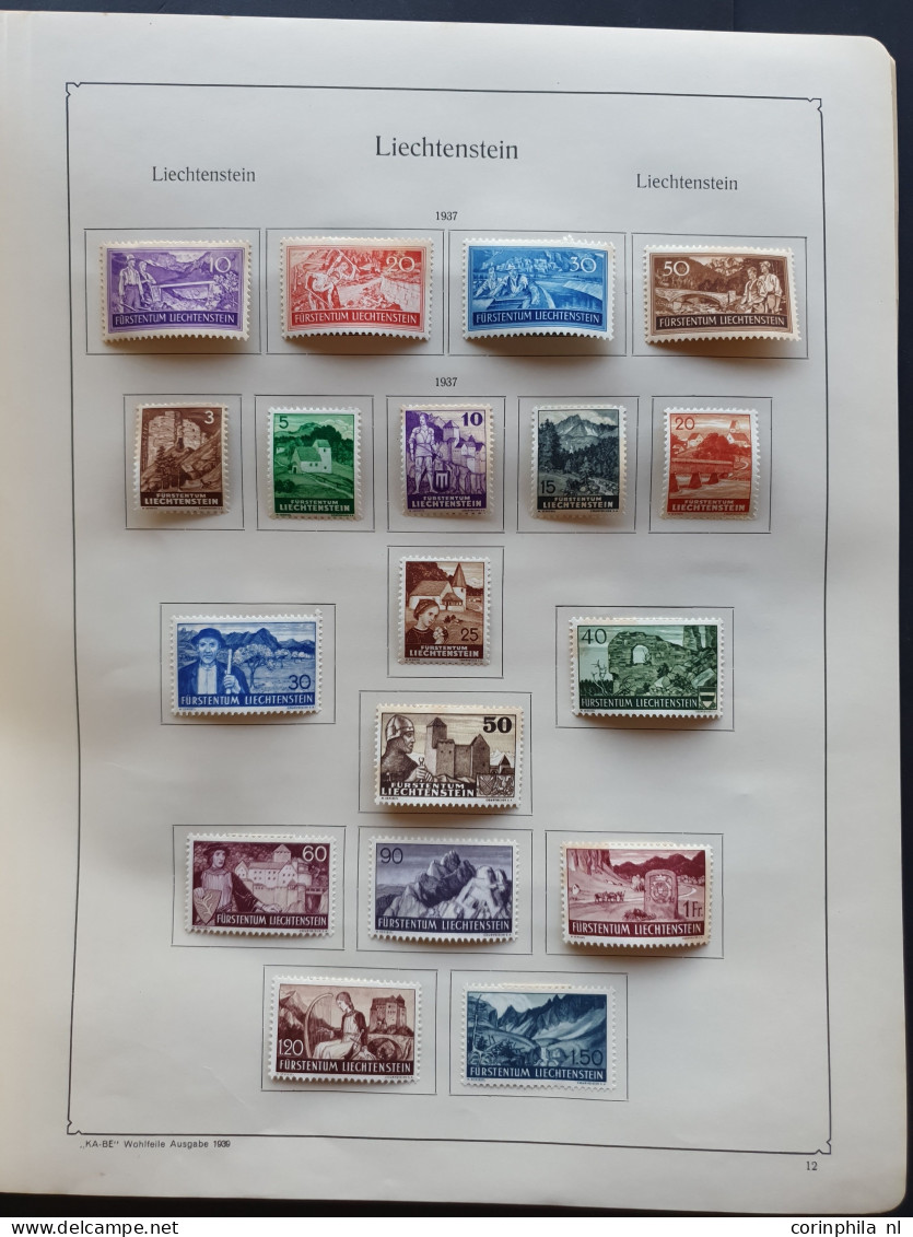 1912/1954c. collection used and * with better items (airmail) on album leaves in folder