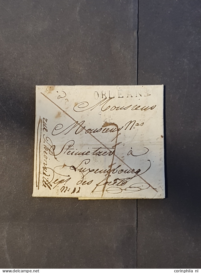 Cover 1775 Complete Letter With LUXEMB Line Cancel From Luxembourg 29-7-1775 To Bruxelles With 4 In Manuscript, Very Fre - Other & Unclassified