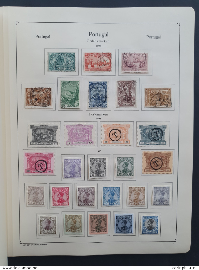 1853/1937 collection used and * with many better items e.g. Mi.nos 1-44, Antonius van Padua set,  Castelo Branco etc. on