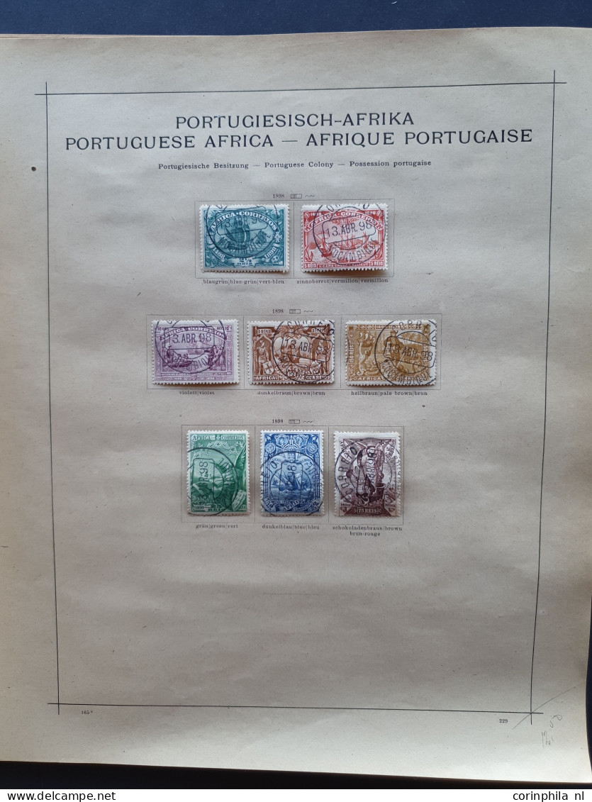 1870/1939 Extensive collection Portuguese Colonies from Azores to Zambezia in the main catalogue numbers nearly complete