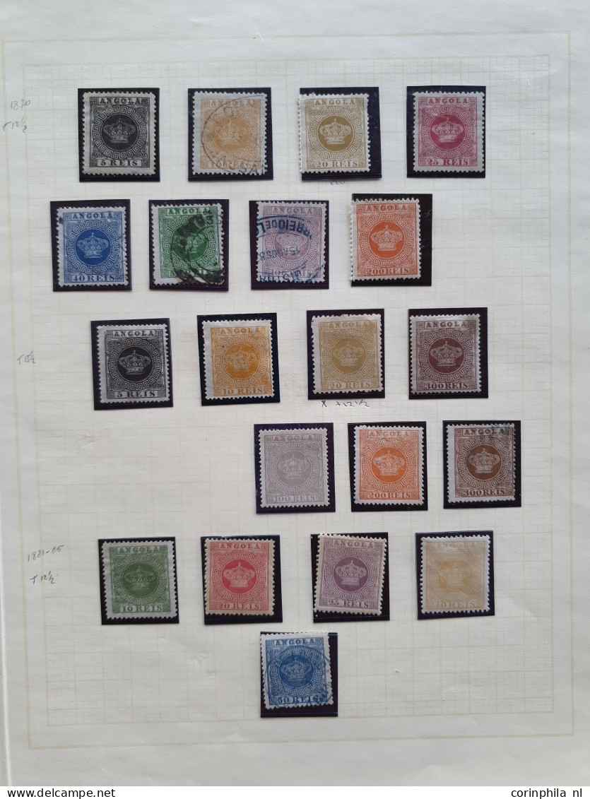 1870/2002 Collection With Many Better Items, Perfs, Better Postmarks, Surchages, Birds ,miniature Sheets Etc. Mostly Col - Angola