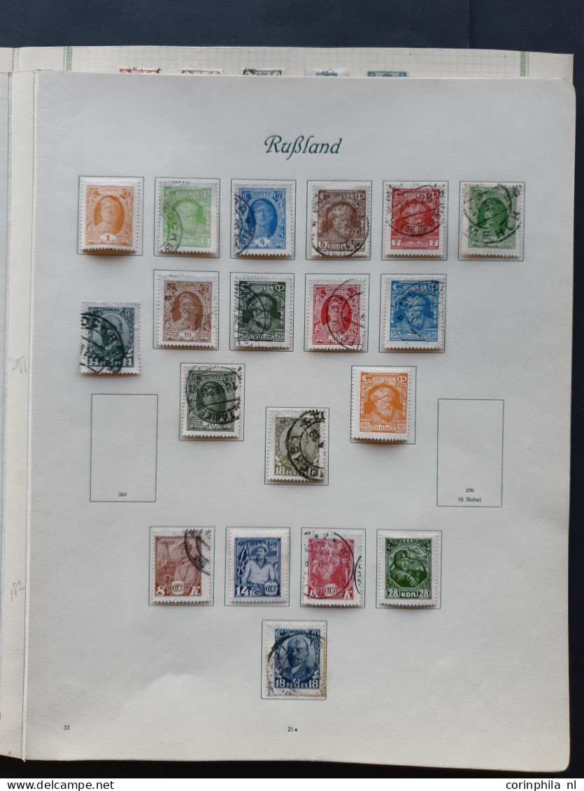 1875-1940, Collection Used And * With Better Sets On Album Leaves In Folder - Autres & Non Classés