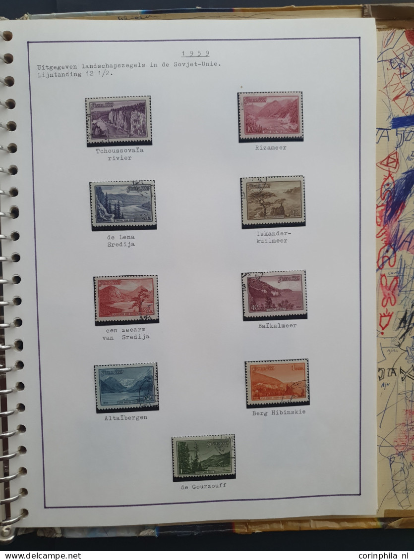 1880-1970 ca. , used and */** in 2 ring binders, stockbook and folder