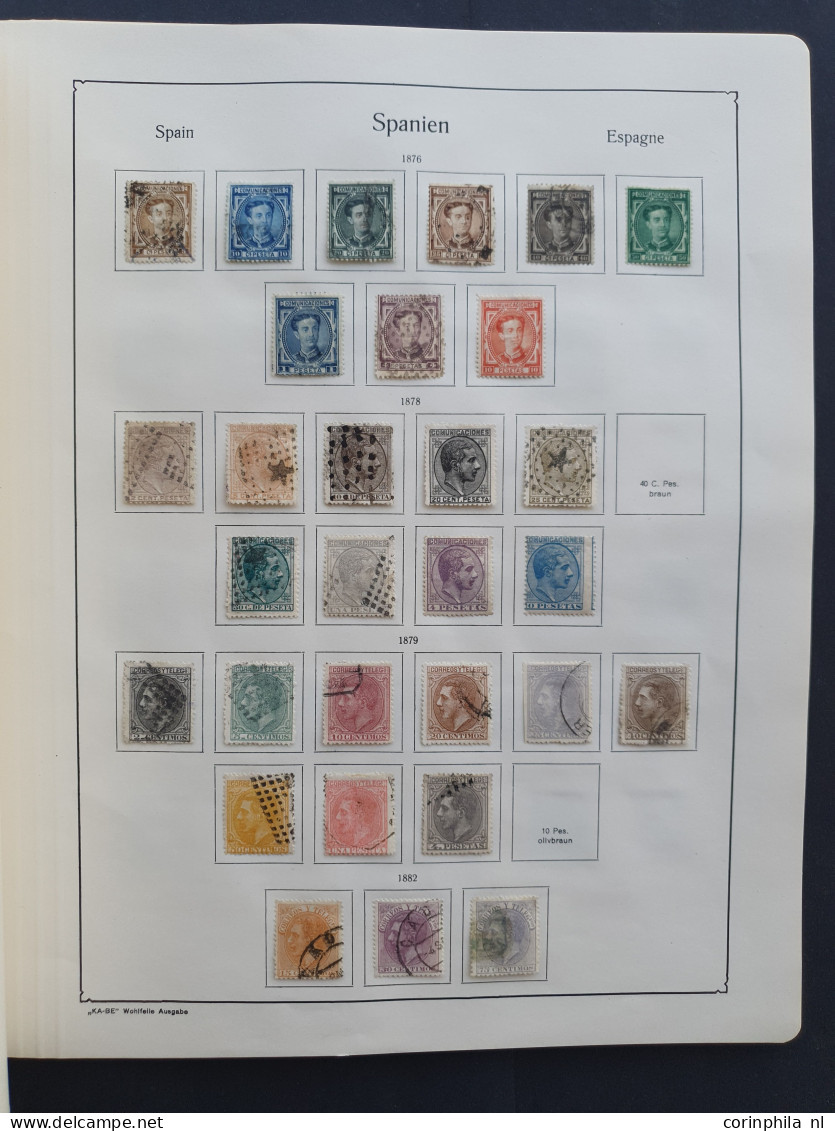 1850/1937 extensive collection from the Isabella issues onwards with many better items, back of the book, local post and