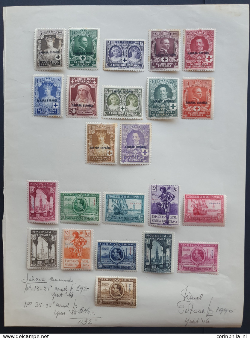 1920c. onwards including Spanish Civil war, Spanish Sahara etc. in album and folder