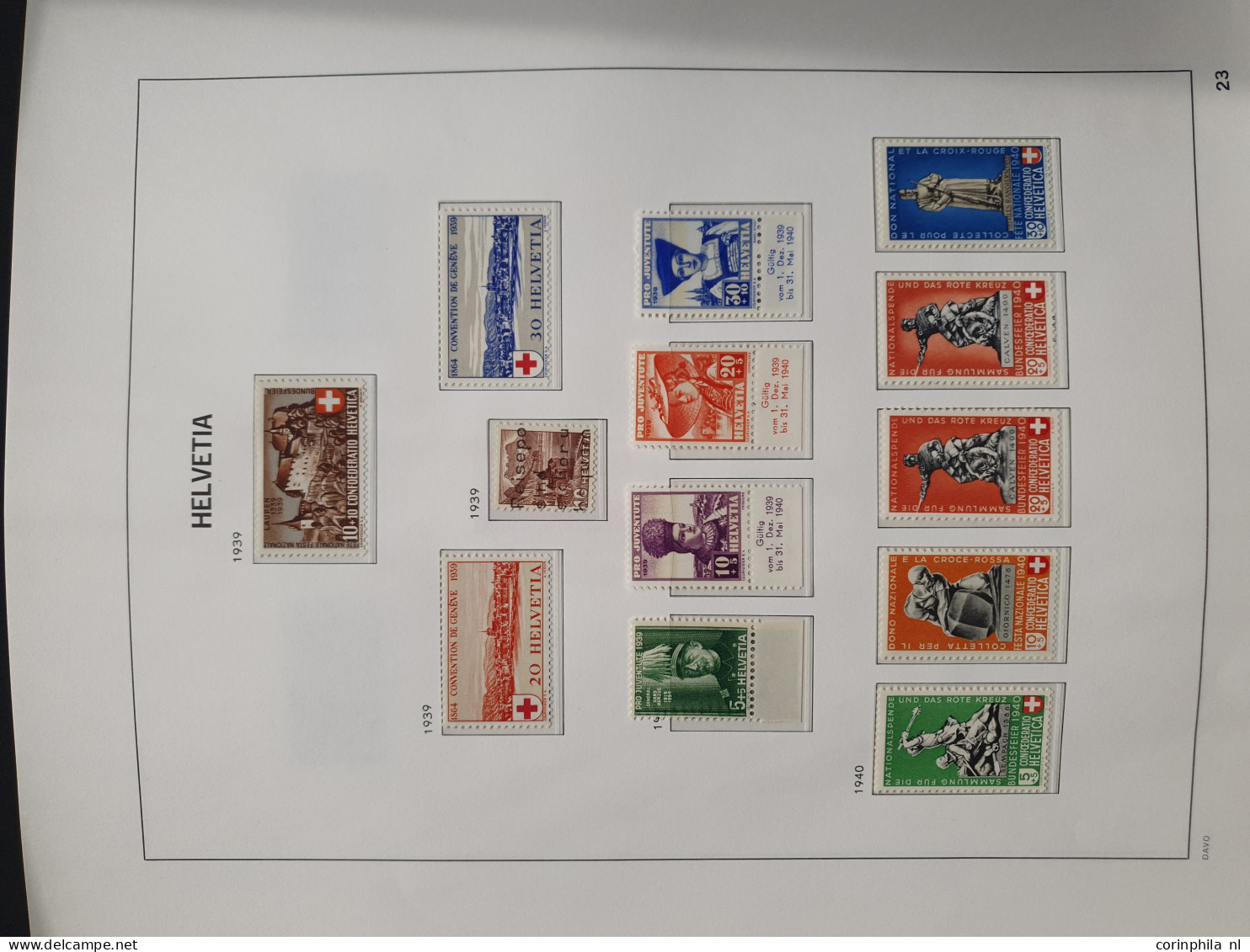 1846-1950 collection used and */** including many better items including Mi. 4 (*) Moser certificate, 10-12, Pro Juventu