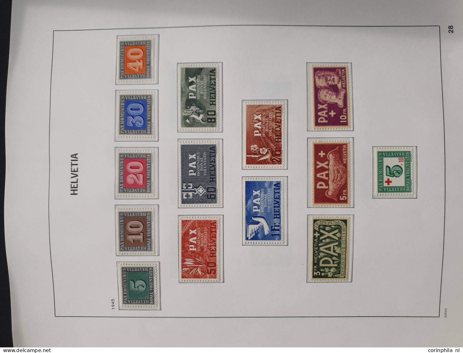 1846-1950 collection used and */** including many better items including Mi. 4 (*) Moser certificate, 10-12, Pro Juventu