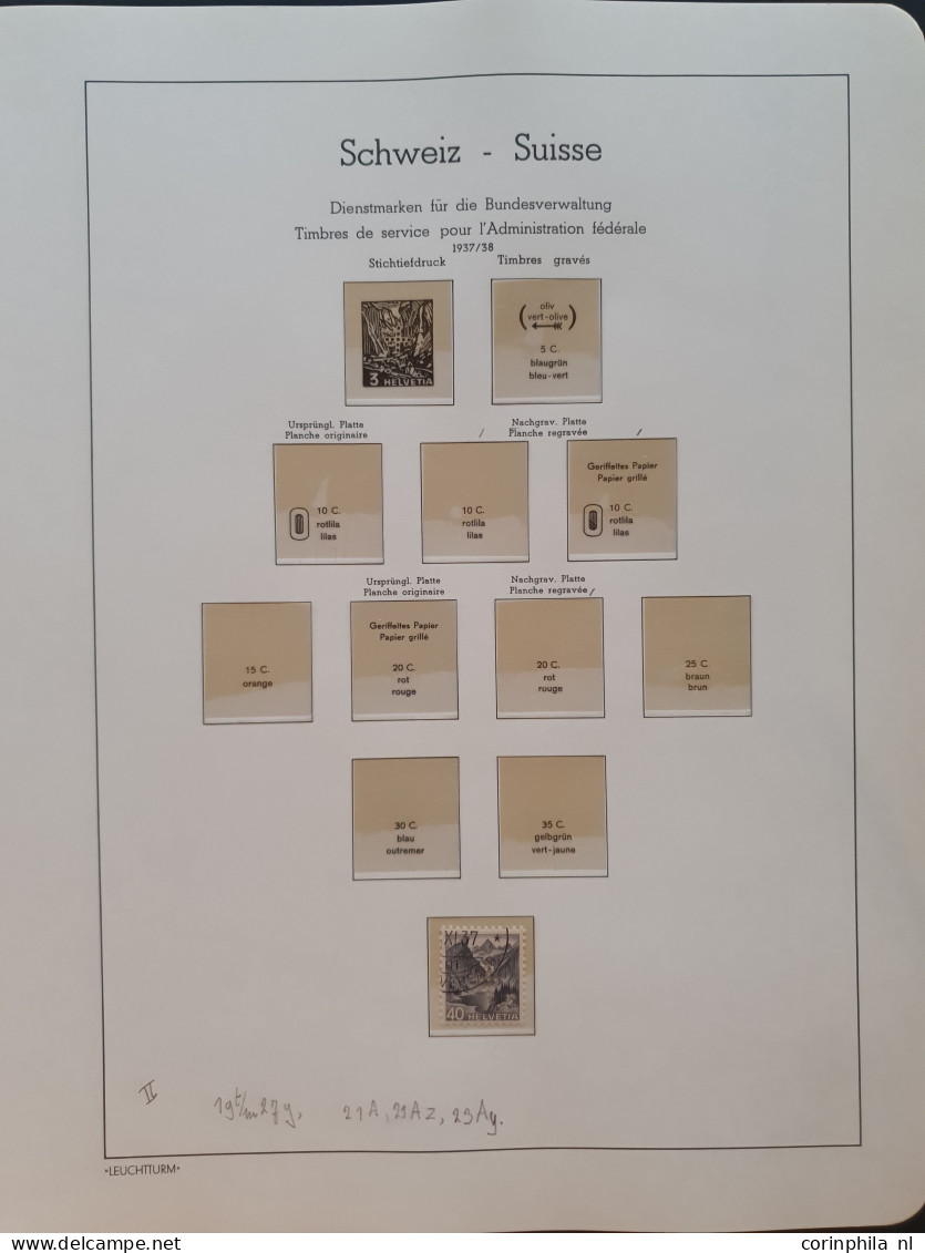 1862/1974 Collection Mostly */** With Many Better Items. Helvetia And Wiliam Tell's Son Partly Specialised On Perforatio - Autres & Non Classés