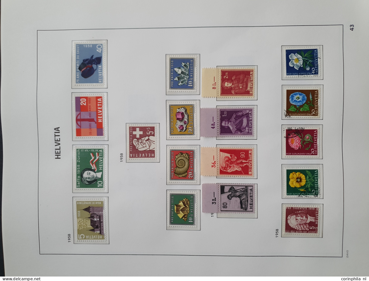 1951-2019 collection mostly */**, including miniature sheets (Mi. 14 *), high face value and some United Nations in 3 Da